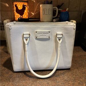 Kate Spade White Satchel Bag